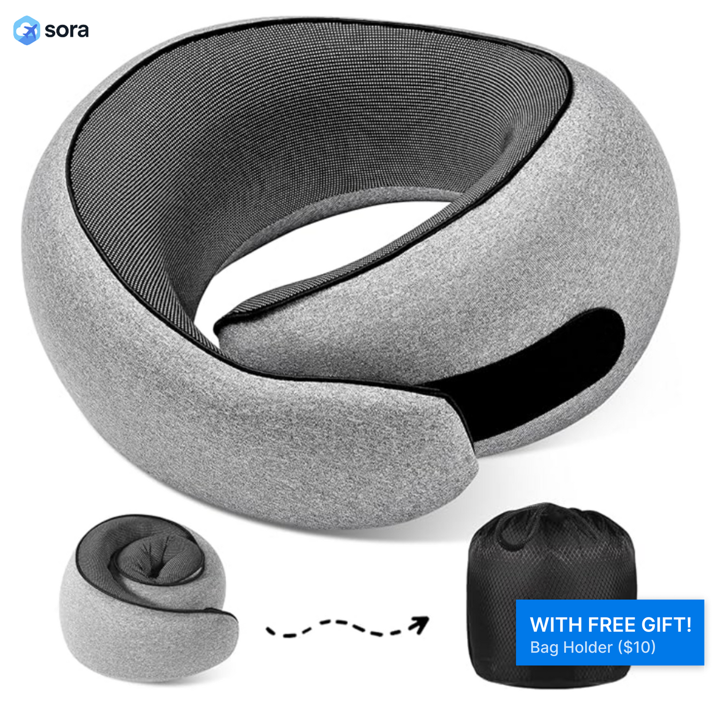 The CloudCradle Travel Pillow